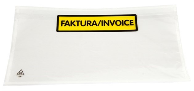 Packsedelskuvert FAKTURA